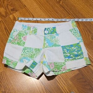 Lilly Pulitzer Green and Blue Shorts